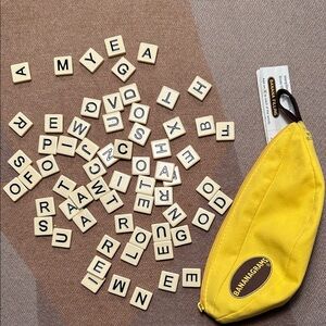 Bananagrams, incomplete. Craft or Complete your set!